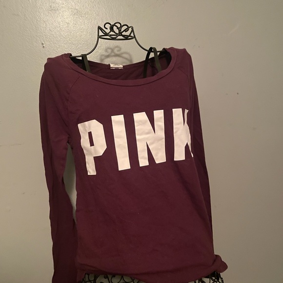 PINK Victoria's Secret Tops - victoria’s secret pink long sleeve
